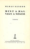 M�rai S�ndor: Mint a hal vagy a n�ger - Versek